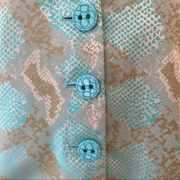 Samuel Dong Double Ruffle Neck Puff Sleeve Jacket - M - Picture 8 of 16